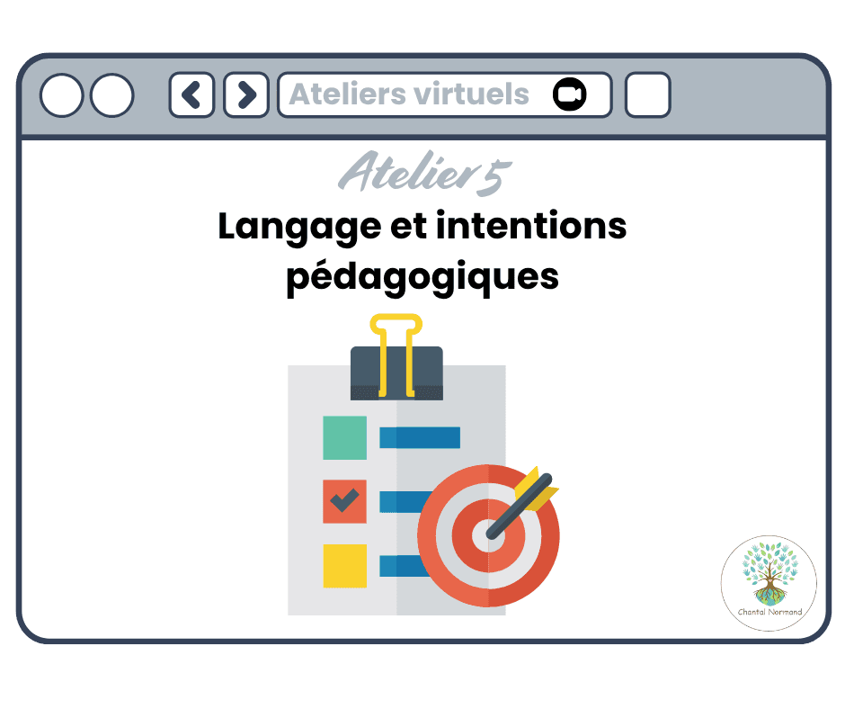 Langage et intentions pédagogiques